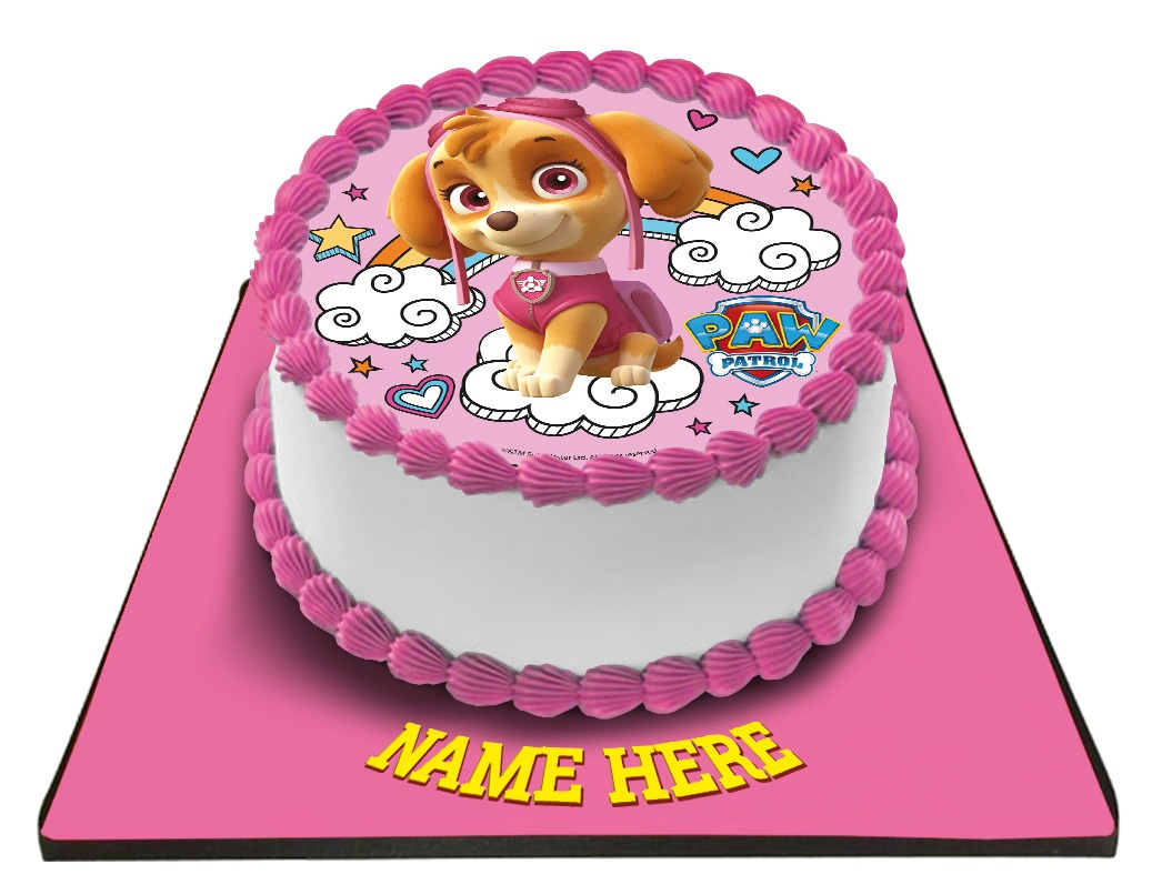 Paw Patrol Photo Cake