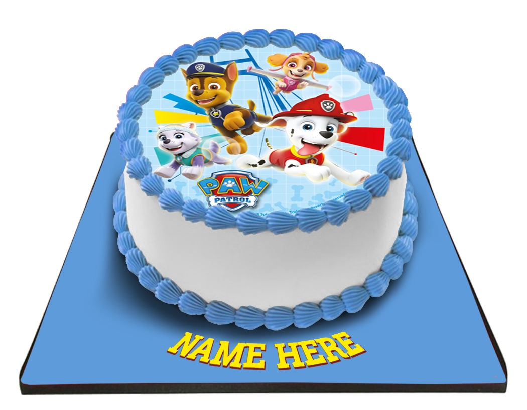 Paw Patrol Photo Cake