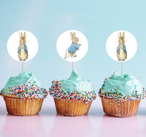 Peter Rabbit Theme Cupcakes - Pack of 6