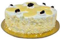 Pineapple Fresh Cream Cake