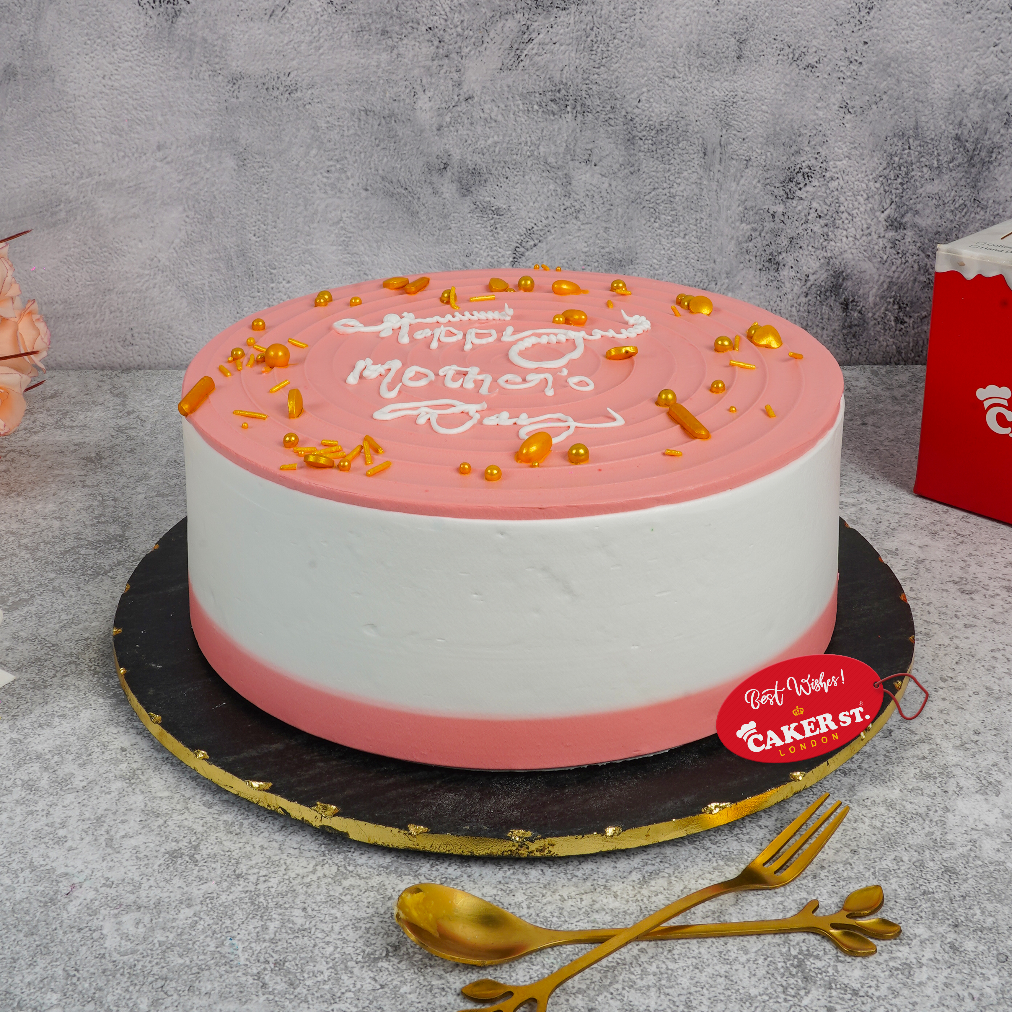 Pink Cherish Cake