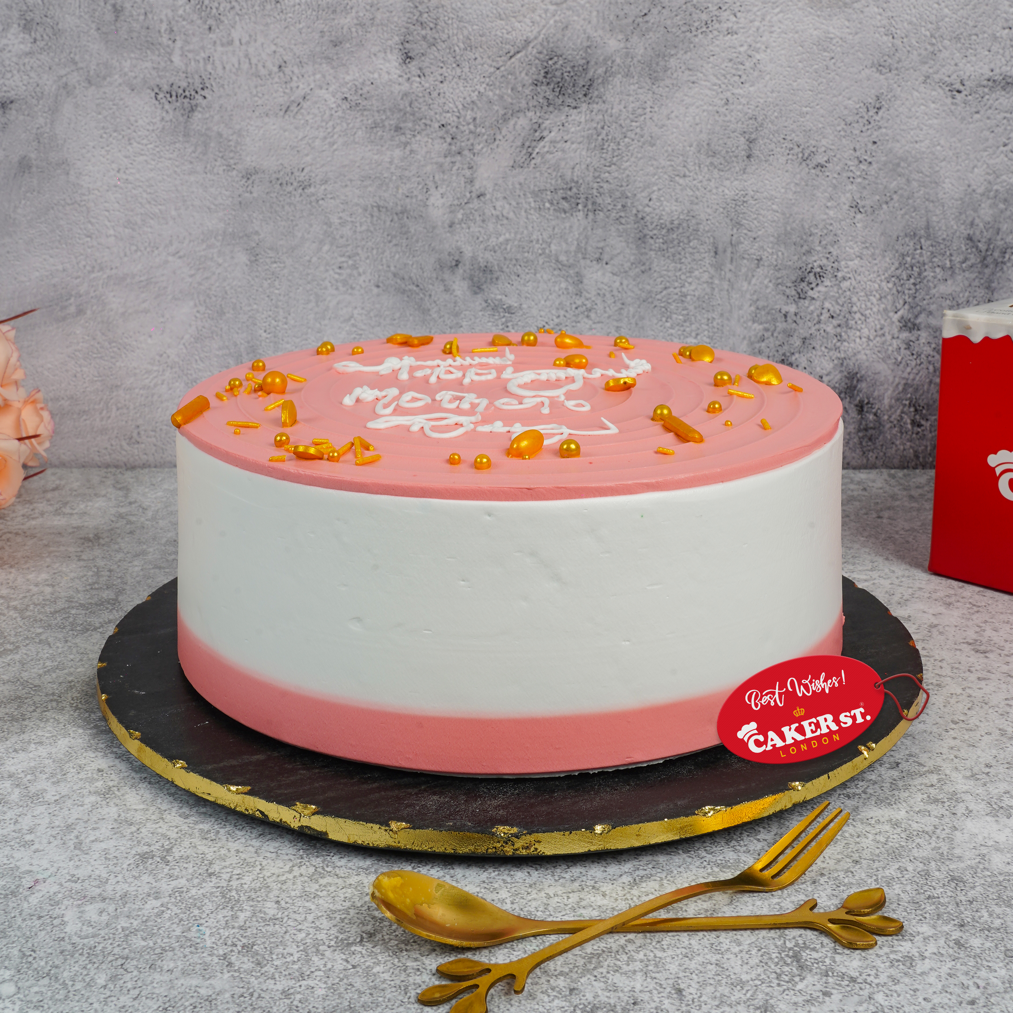 Pink Cherish Cake