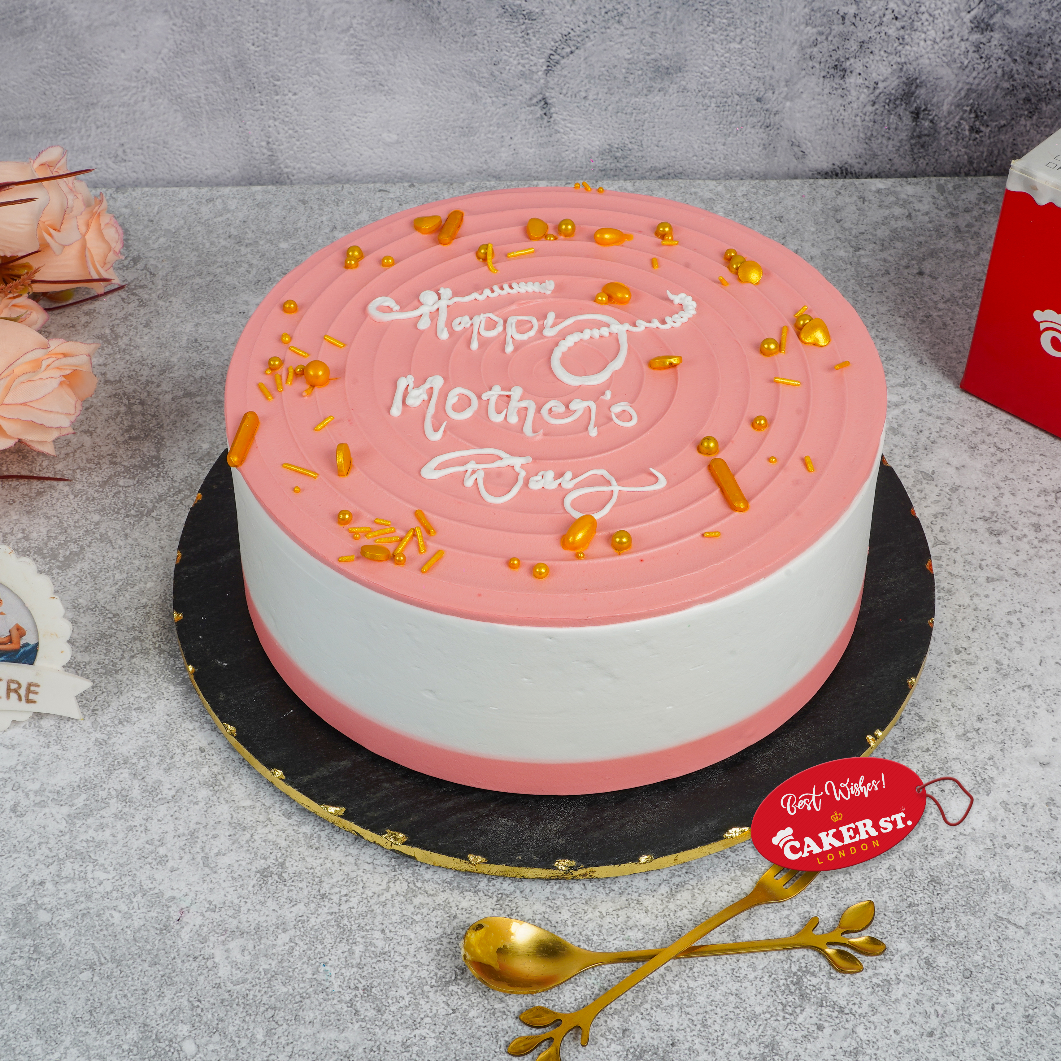 Pink Cherish Cake