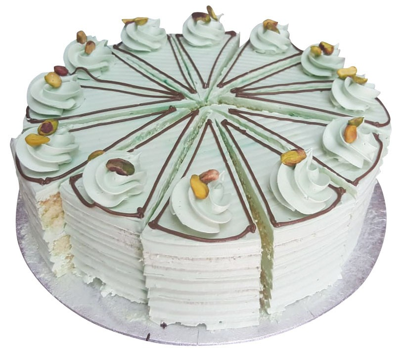 Pistachio Fresh Cream Cake