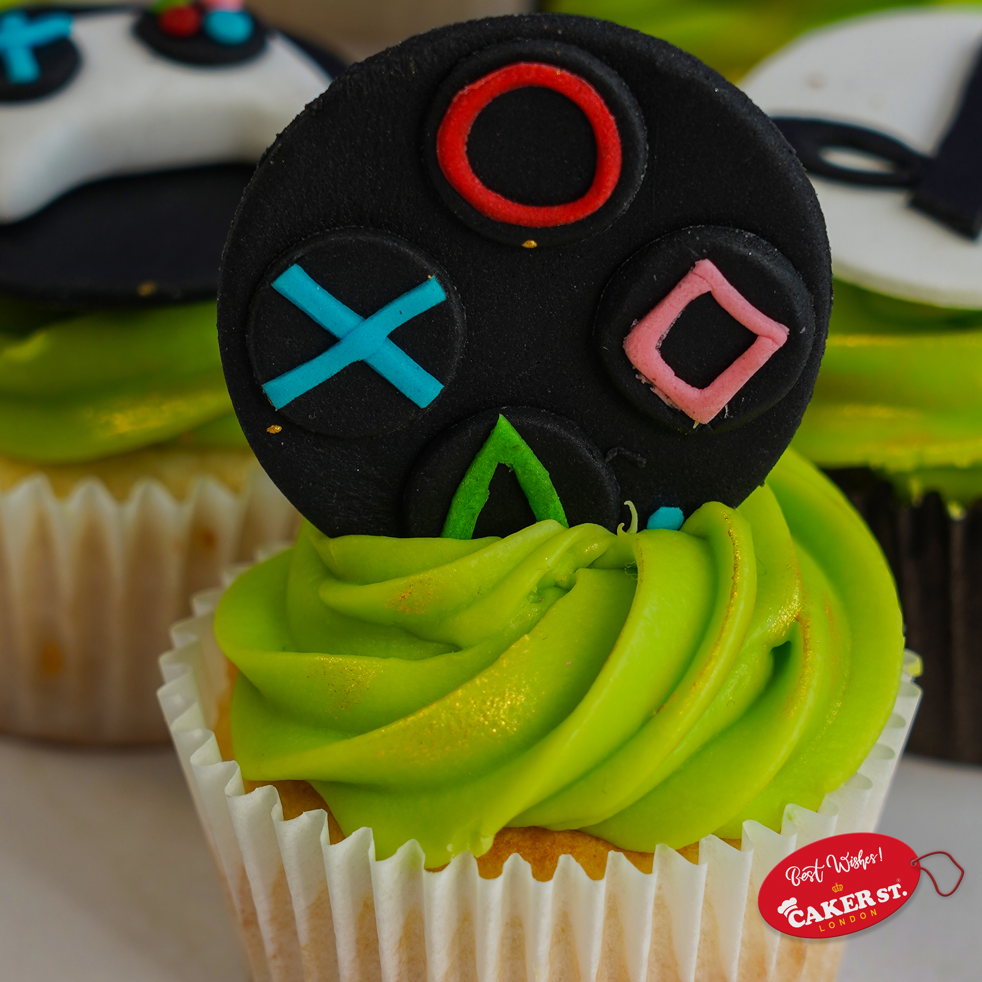 PlayStation Pulse Cupcakes