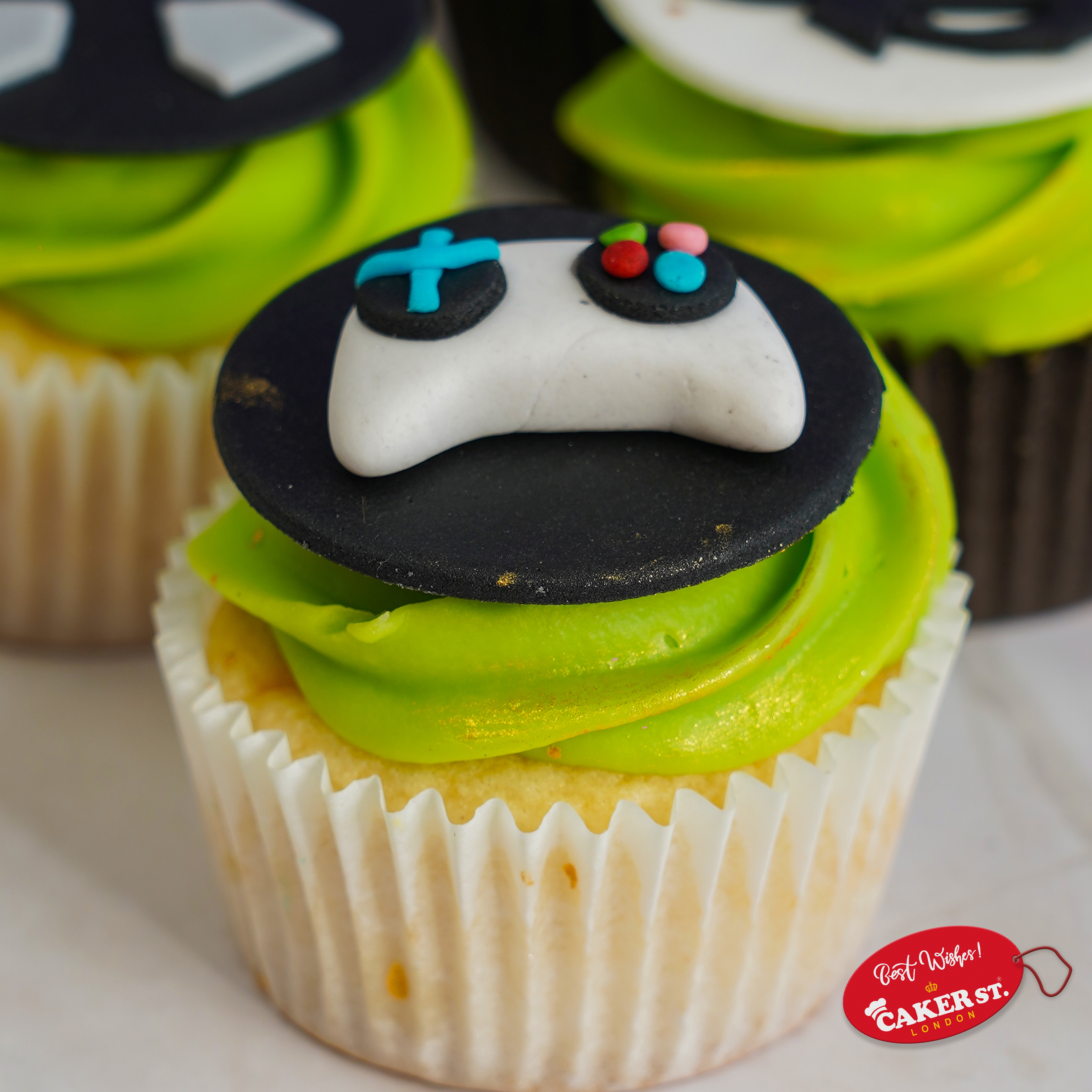 PlayStation Pulse Cupcakes