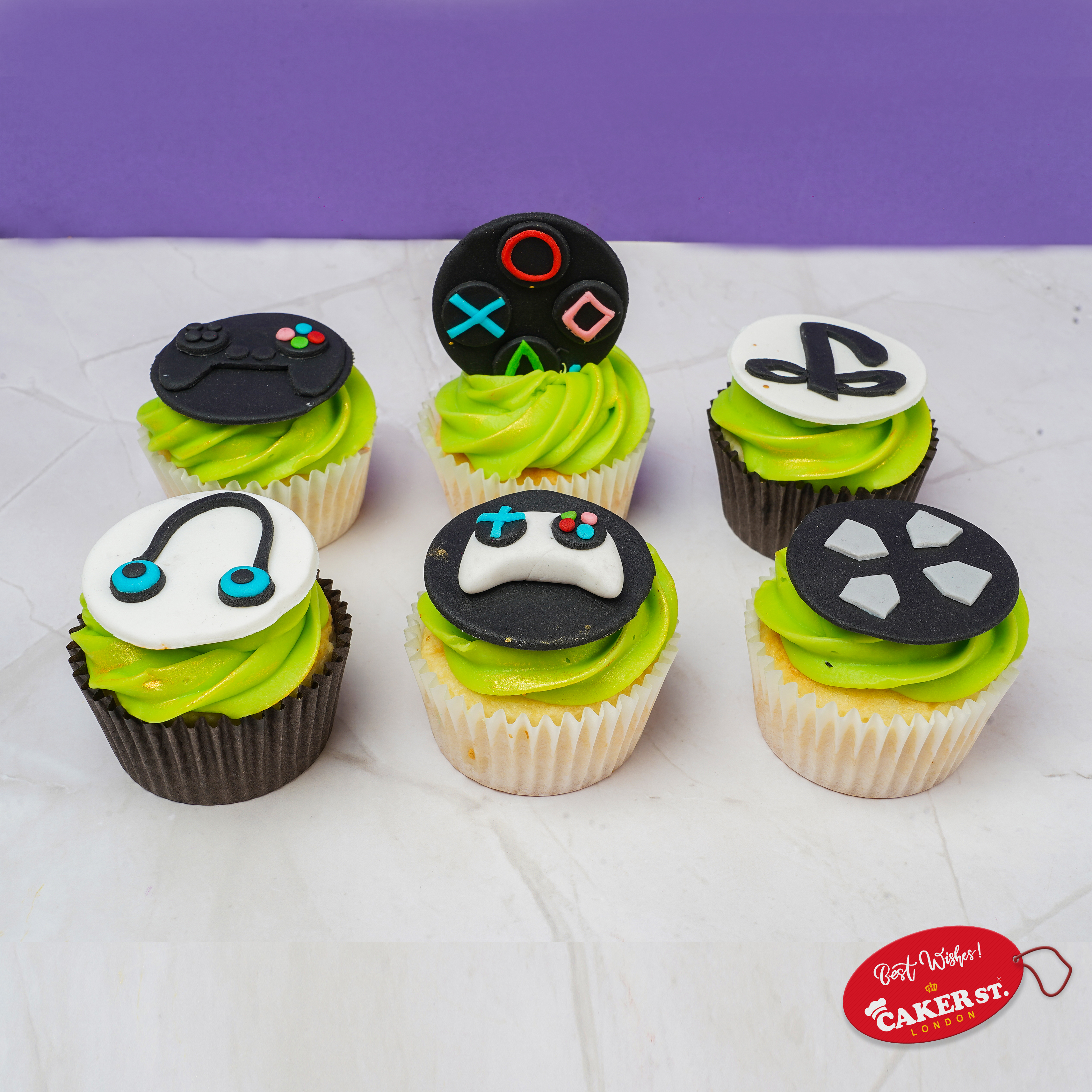 PlayStation Pulse Cupcakes