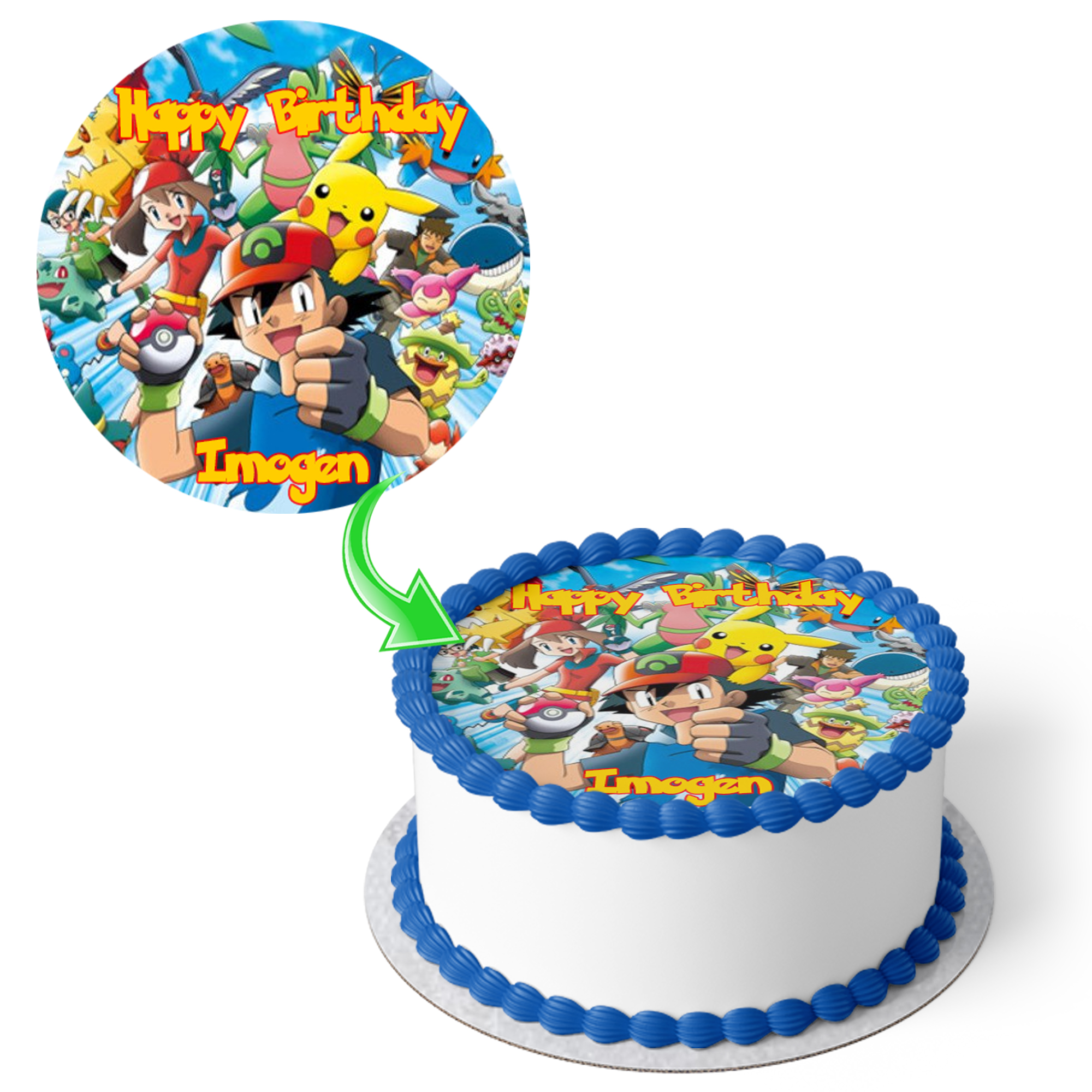 Pokemon Cake