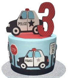 Police Car Cake