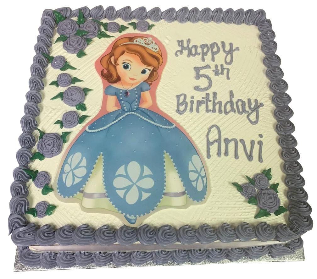 Princess Sofia Fresh Cream Cake