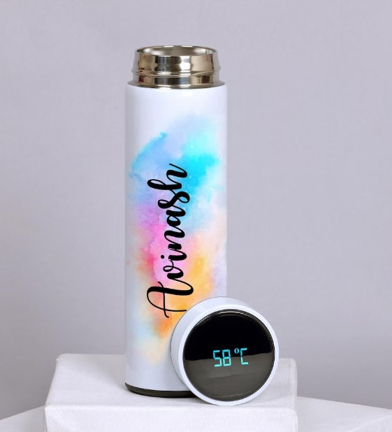 Radiant Colors Personalized Temperature Bottle