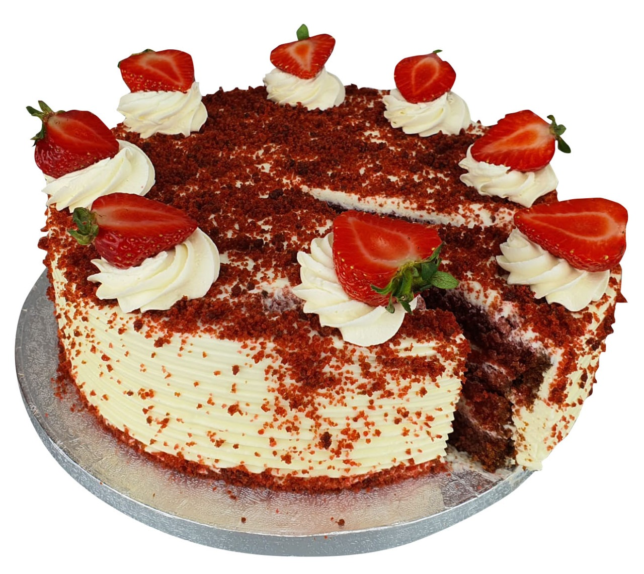 Red Velvet Fresh Cream Cake