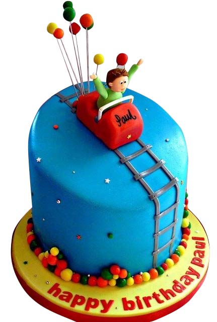 Roller Coaster Cake