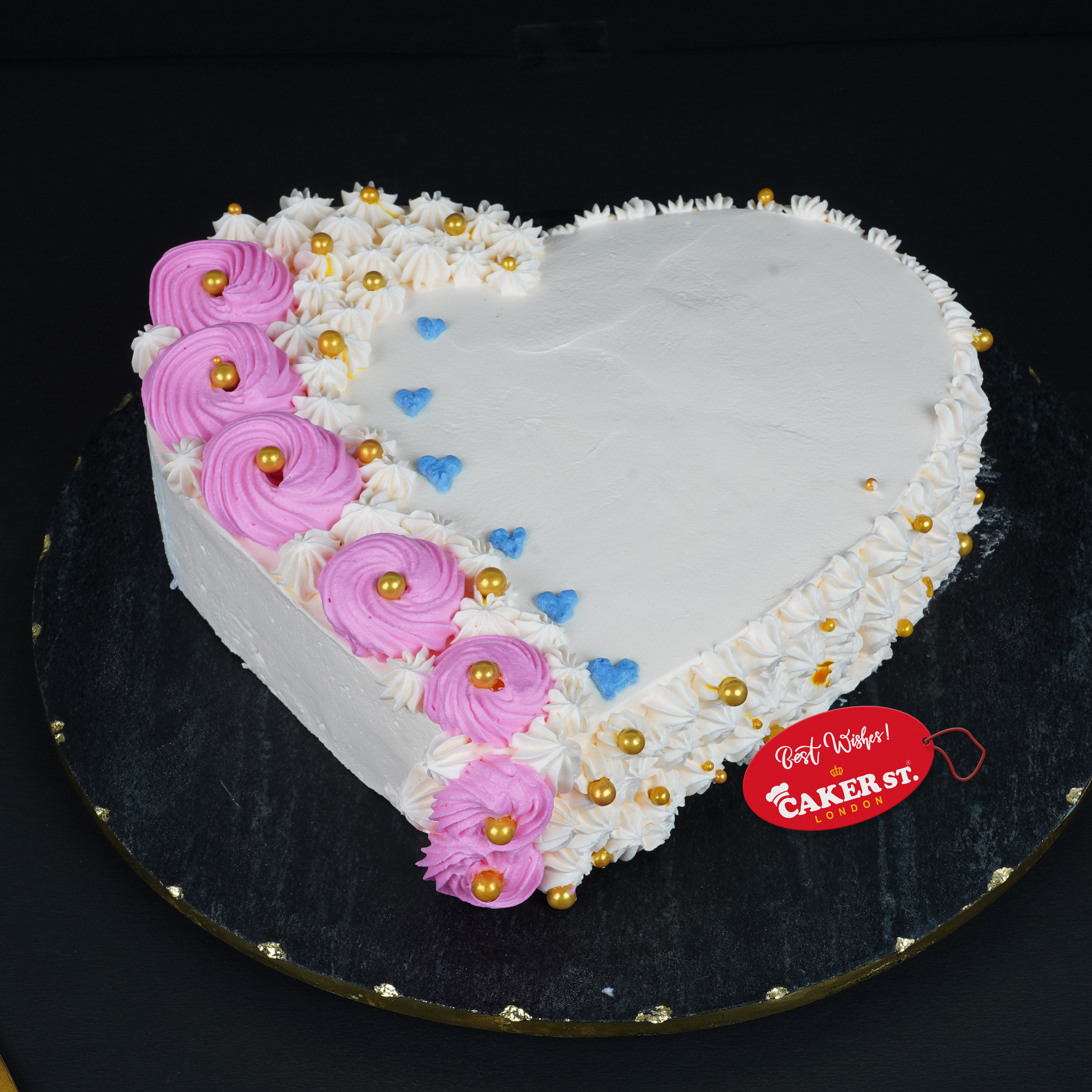 Rose-Infused Love Heart Cake