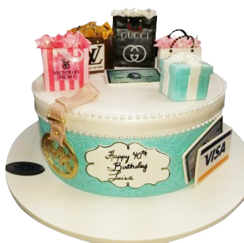 Shopping Birthday Cake