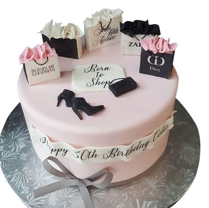 Shopping Birthday Cake