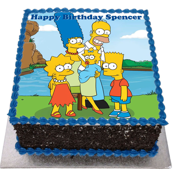 Simpsons Cake