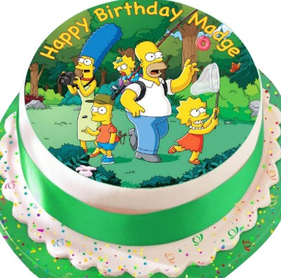 Simpsons Cake