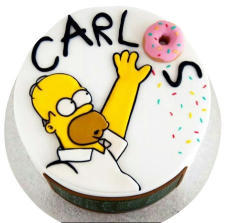 Simpsons Cake