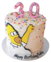 Simpsons Cake