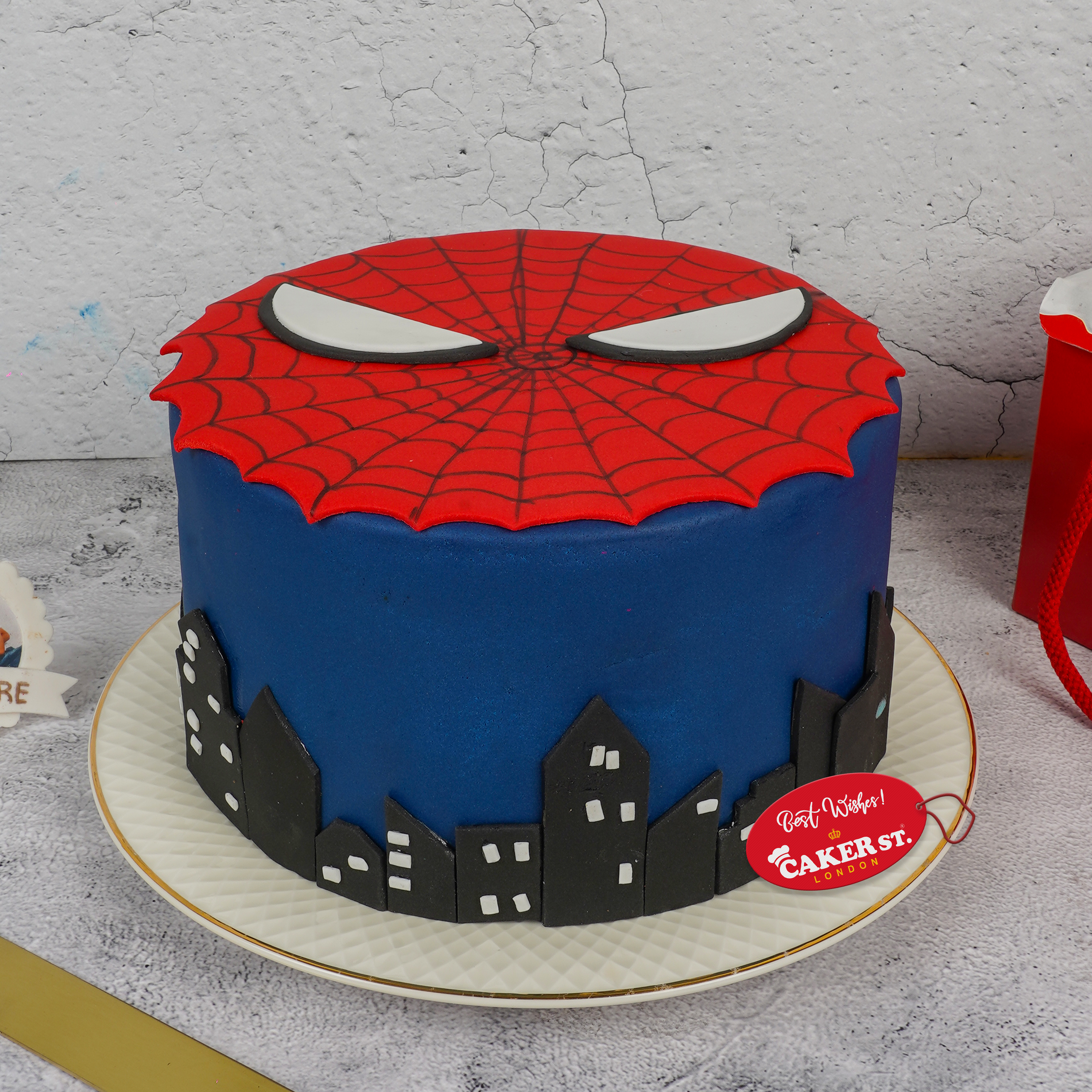 Spiderman Web of Delight Cake