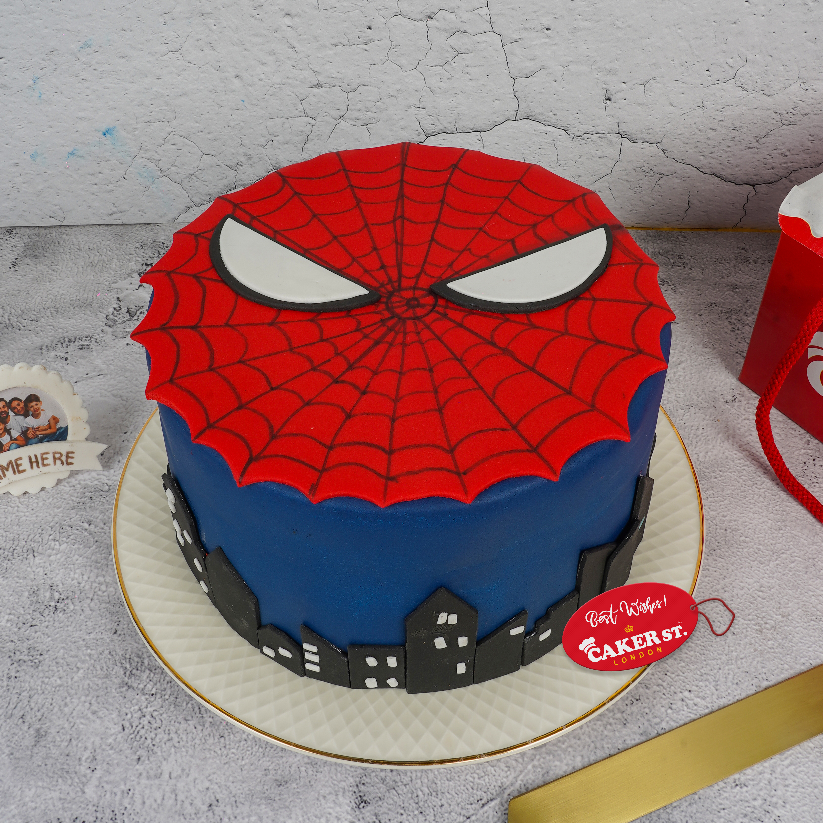 Spiderman Web of Delight Cake