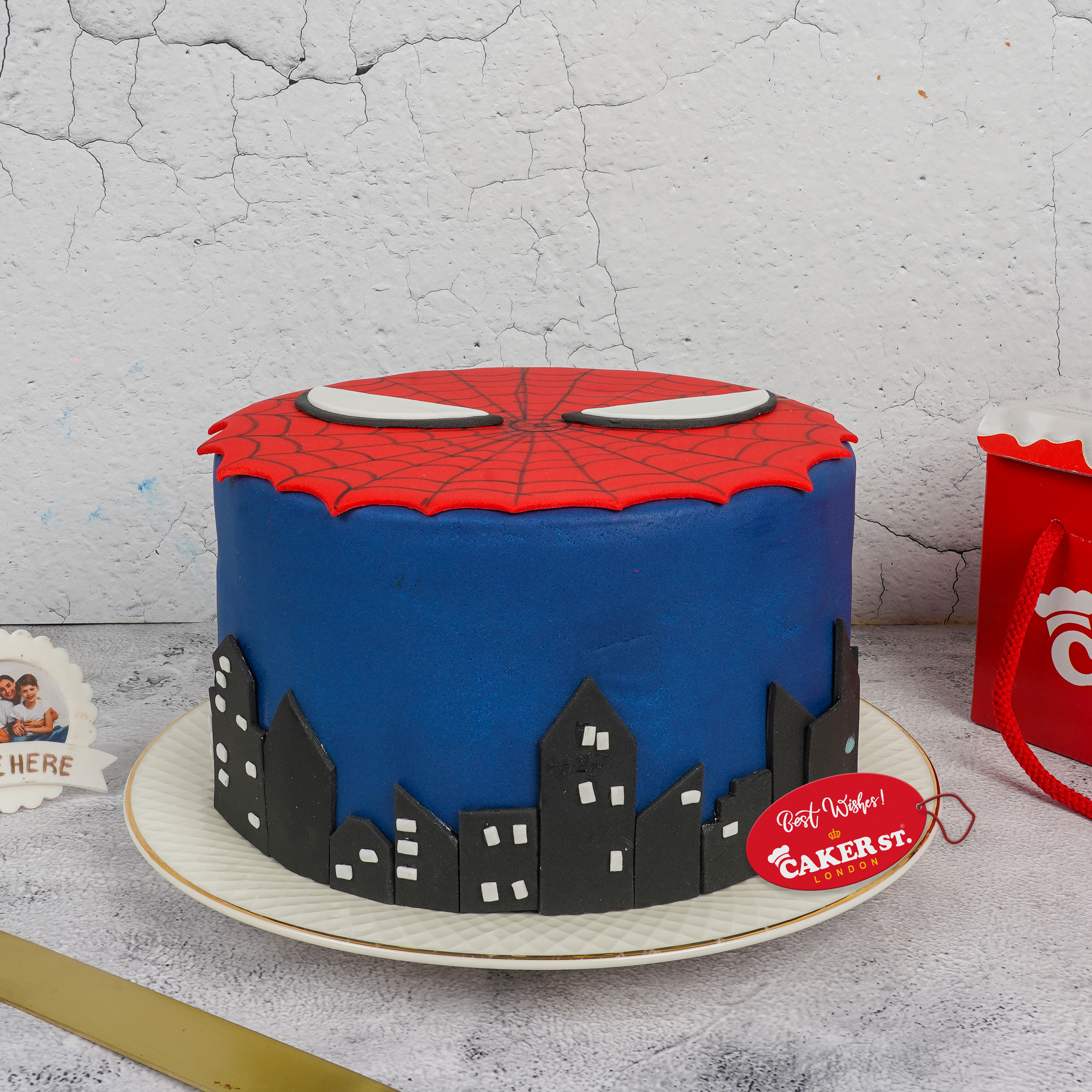 Spiderman Web of Delight Cake