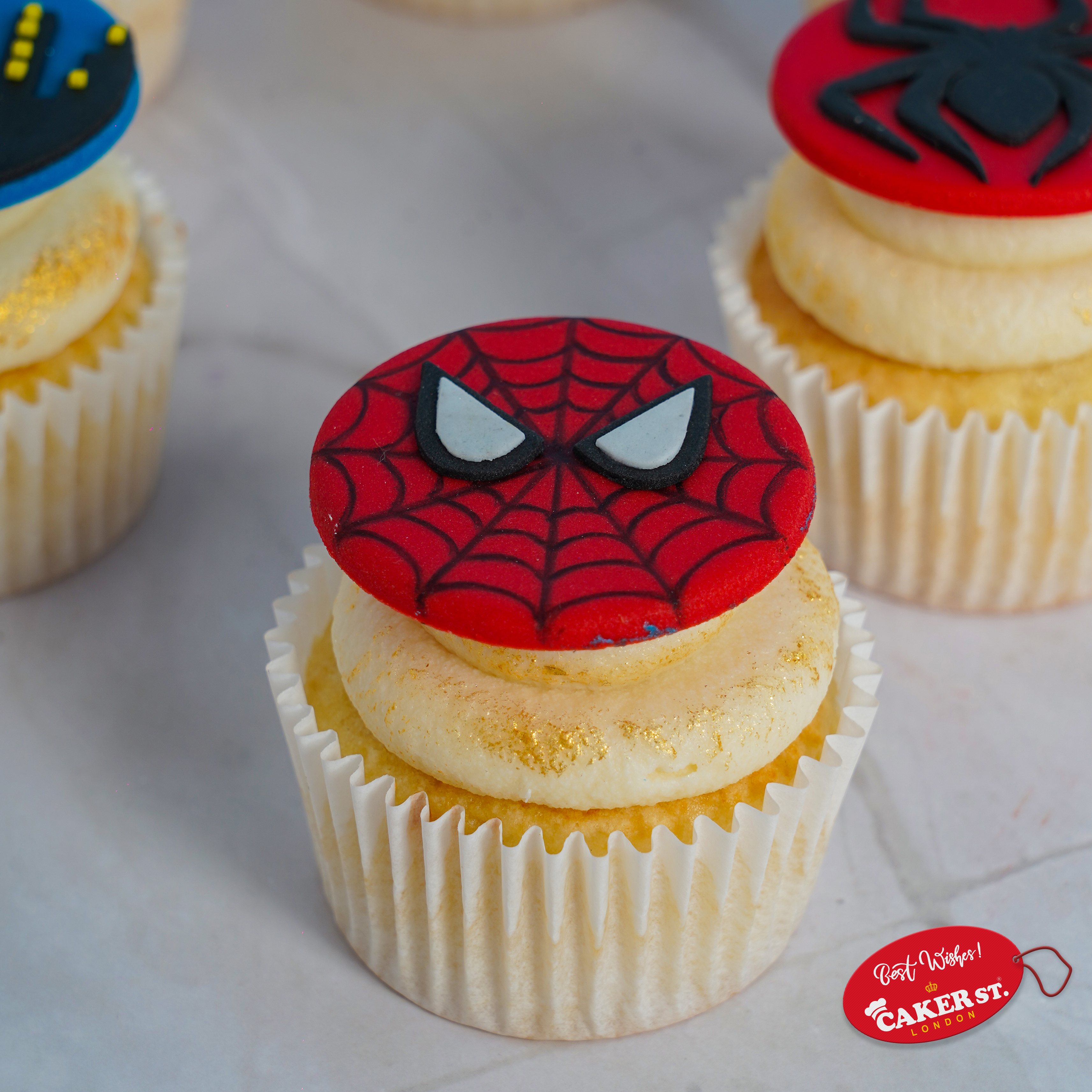 Spiderman-Sense Cupcakes