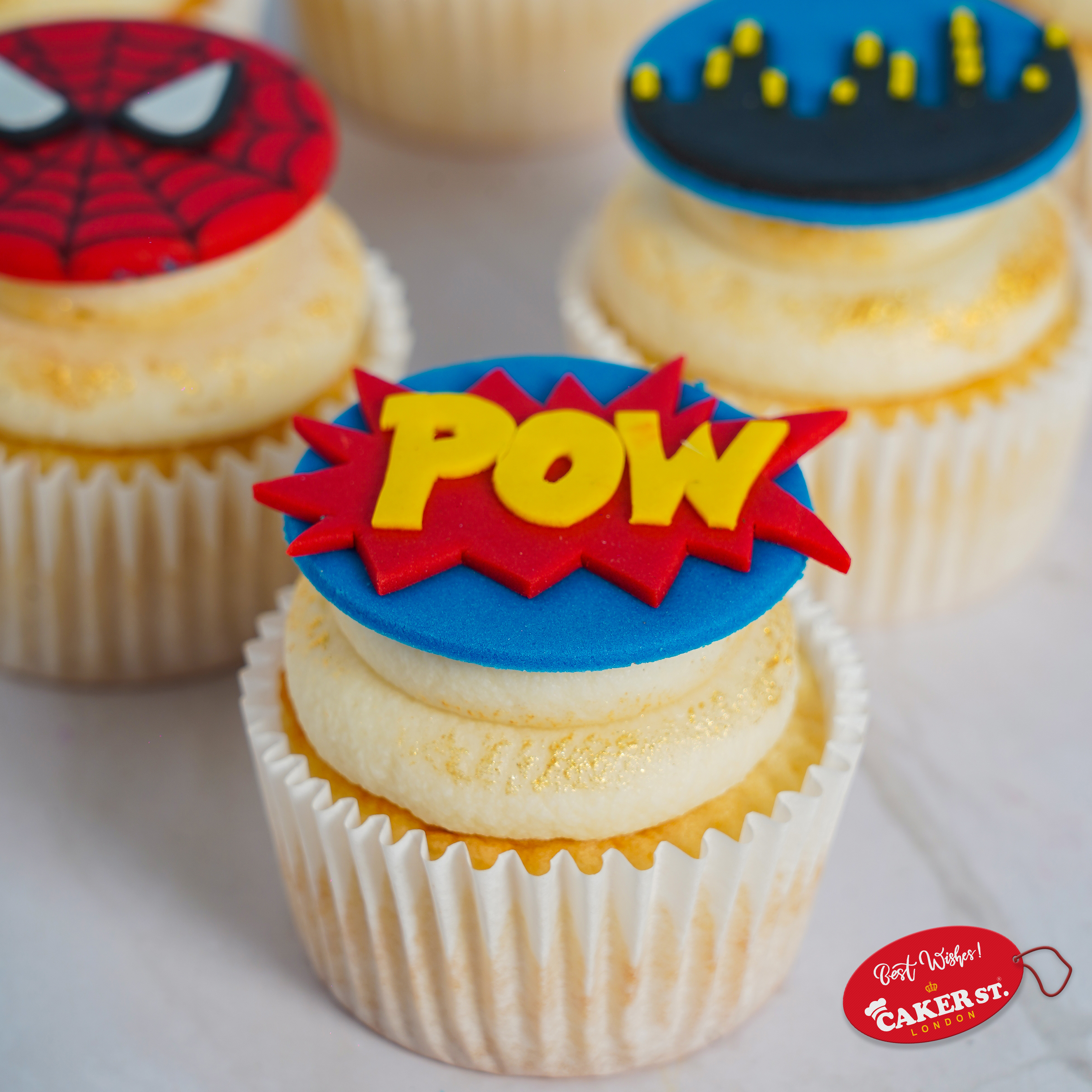 Spiderman-Sense Cupcakes