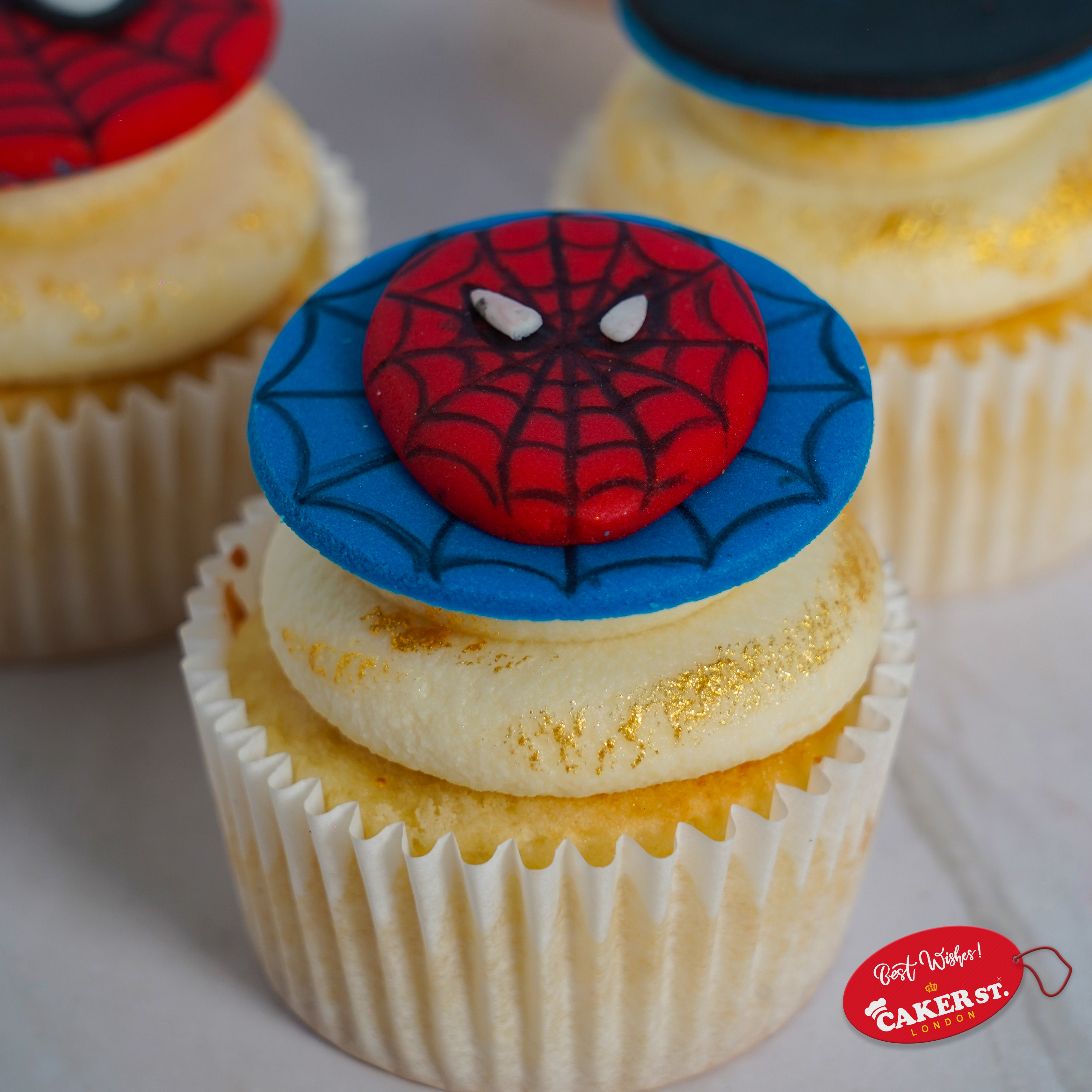 Spiderman-Sense Cupcakes