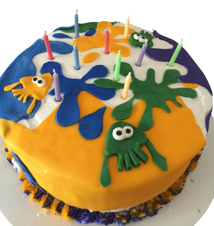 Splatoon Cake