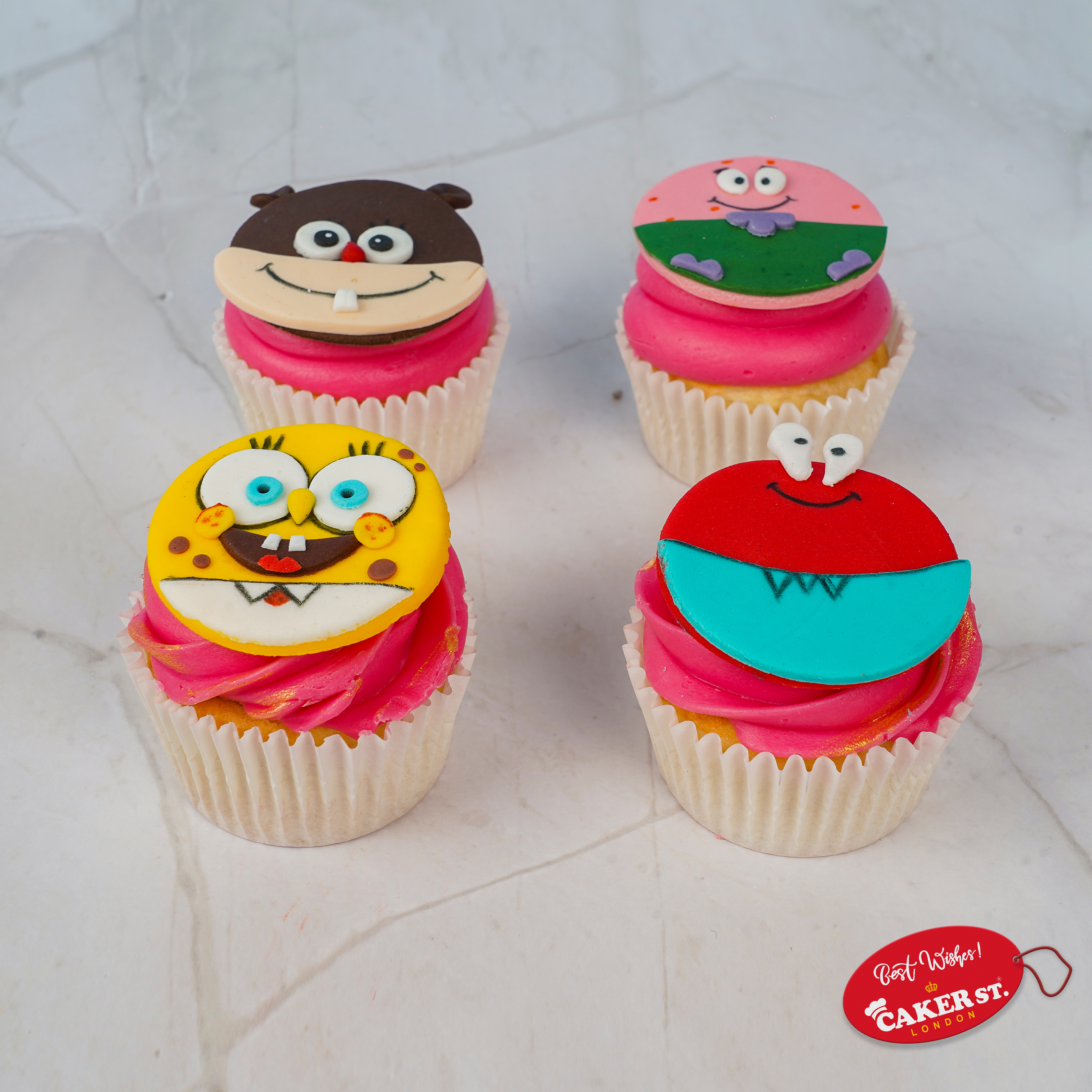 Sponge-Tastic Treats Cupcakes