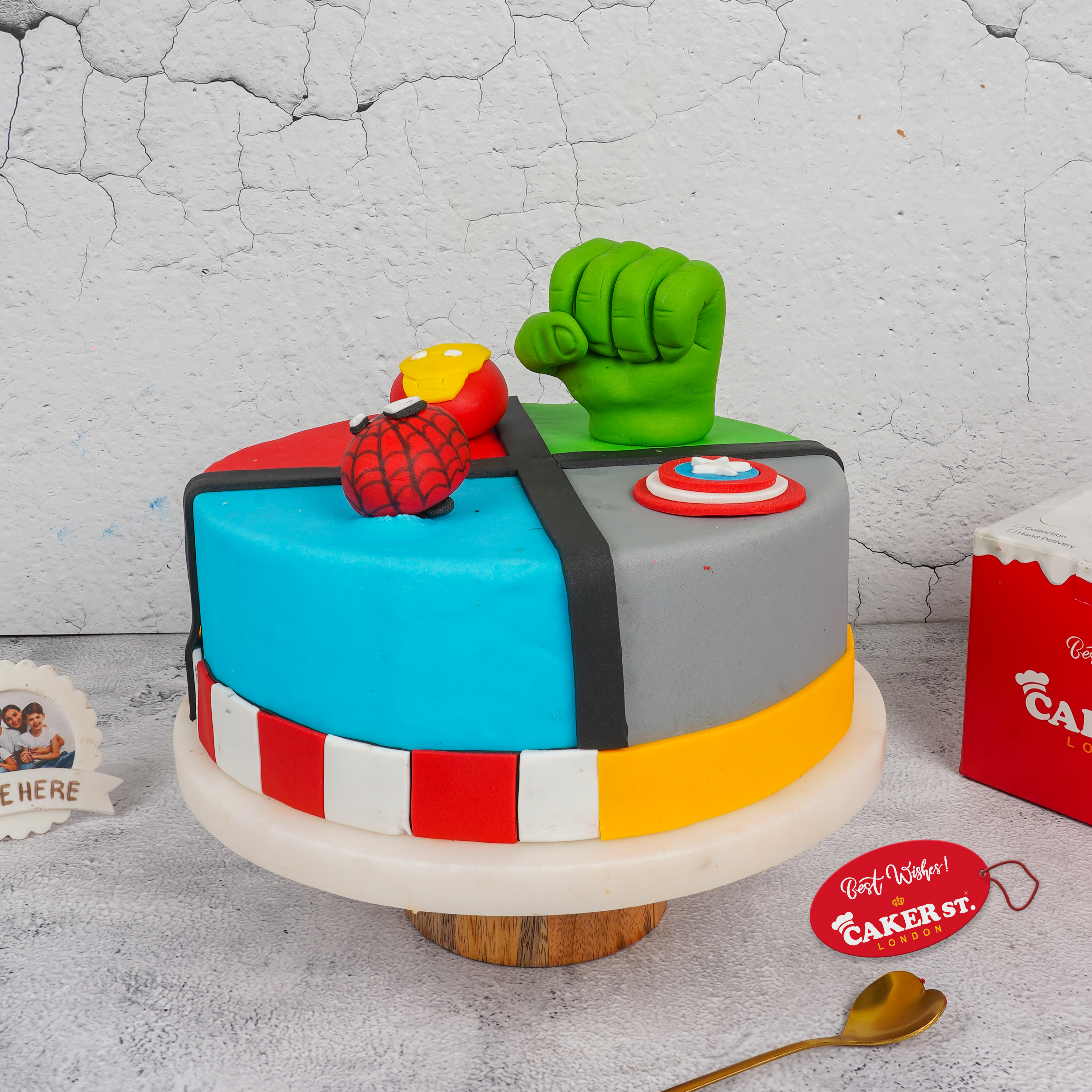 Superhero Squad Cake