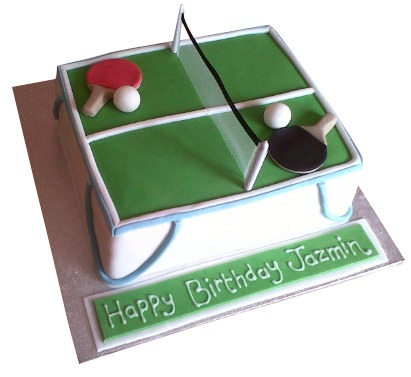 Table Tennis Cake