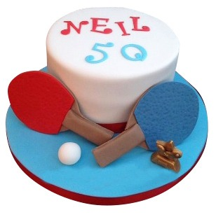 Table Tennis Cake