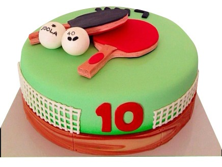 Table Tennis Cake