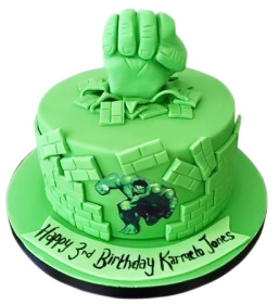 The Incredible Hulk Cake