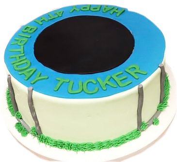 Trampoline cake