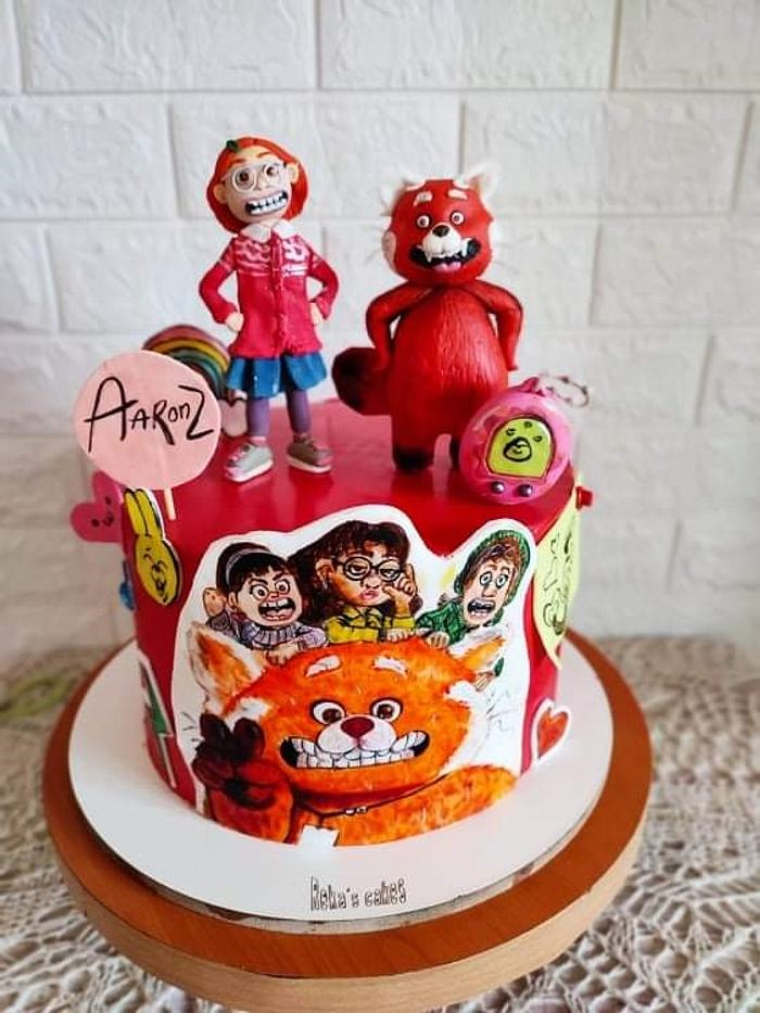 Turning Red Panda Cake