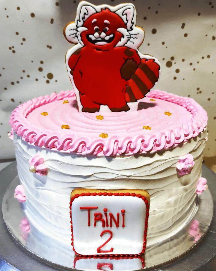 Turning Red Panda Cake