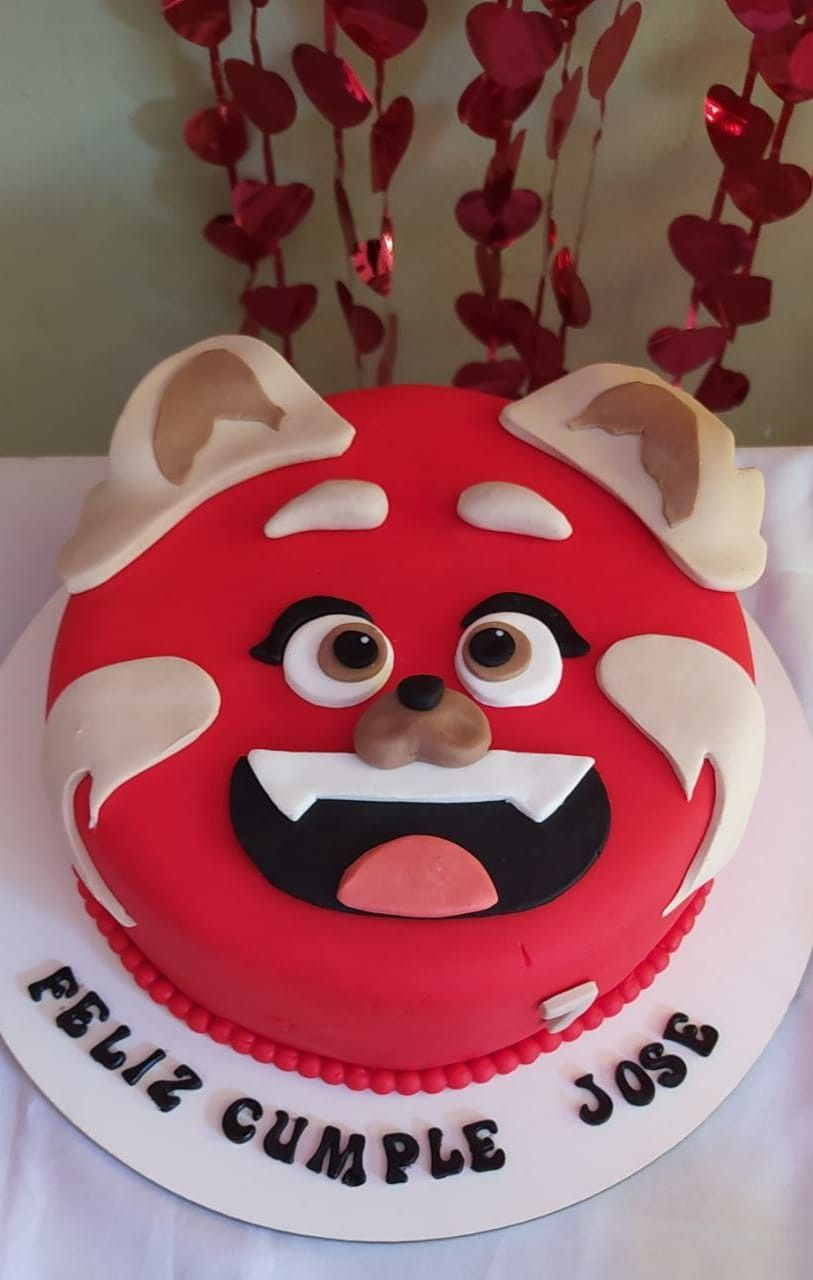 Turning Red Panda Cake