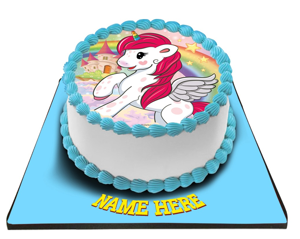 Unicorn Photo Cake 