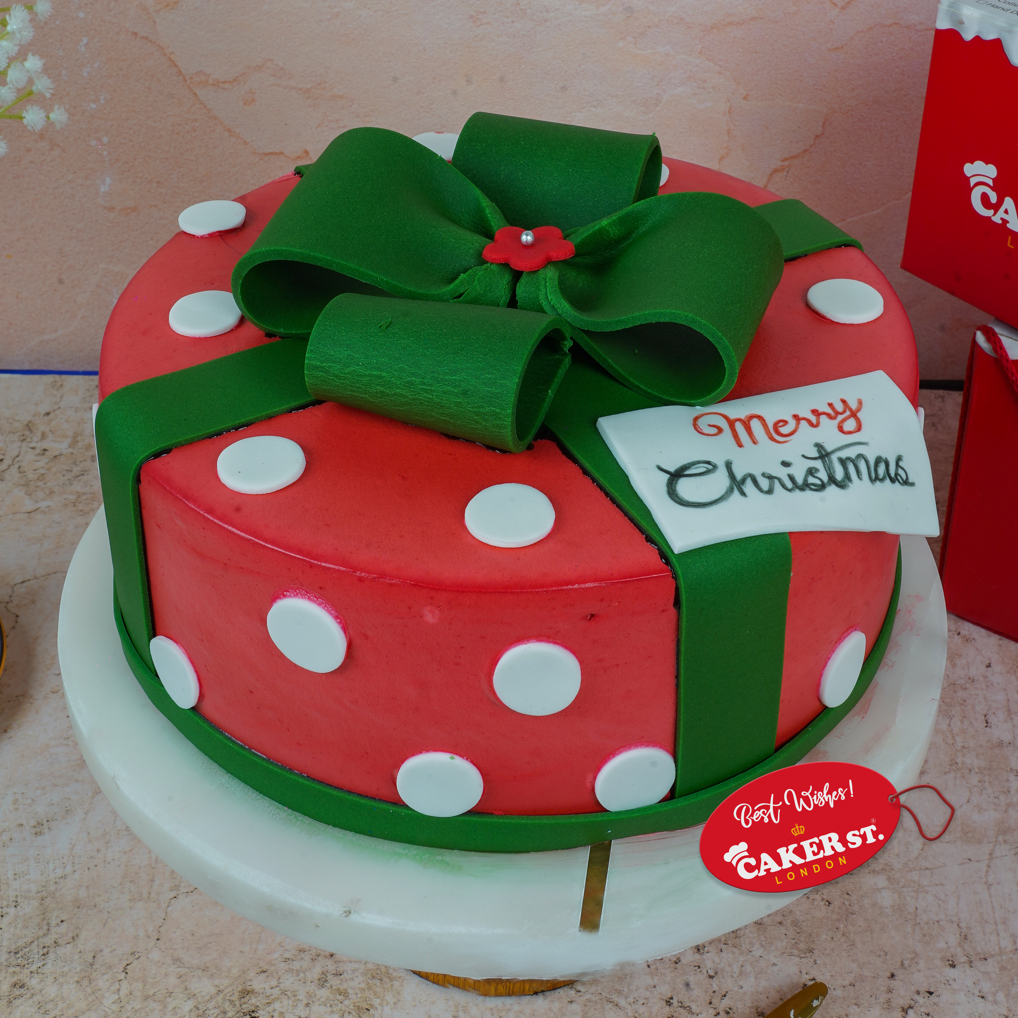 Wrapped in Festivity Cake