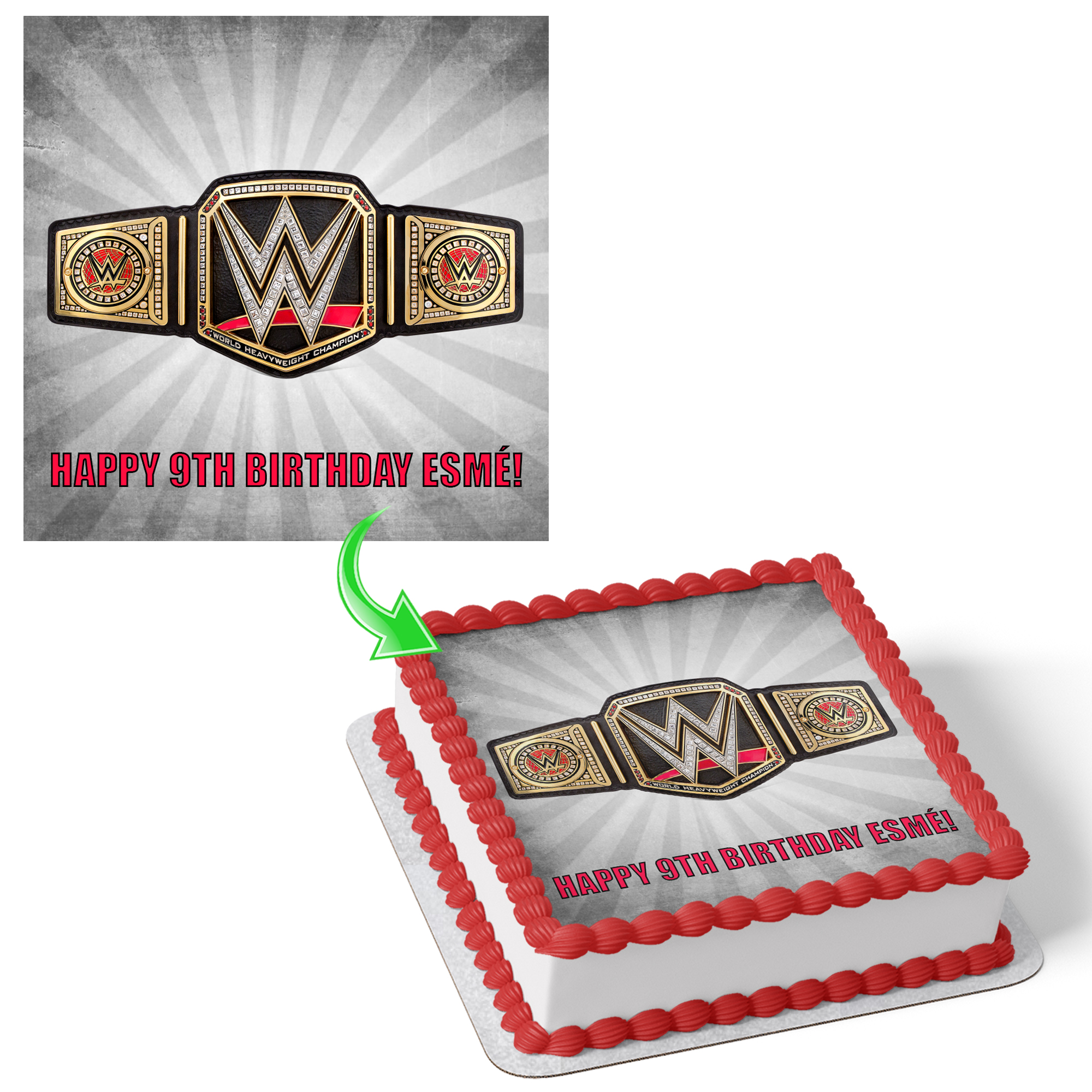 WWE Cake